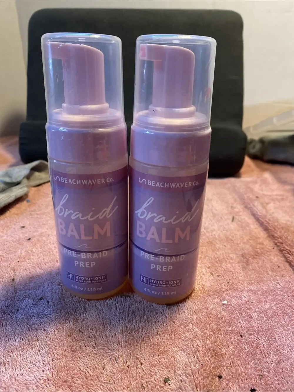 (Lot Of 2) The Beachwaver Co. Braid Balm (Pre Braid Prep) 4 Fl Oz